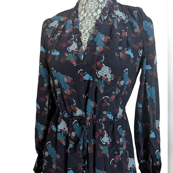 Cefinn Midi Length Silk Dress - Picture 4 of 15